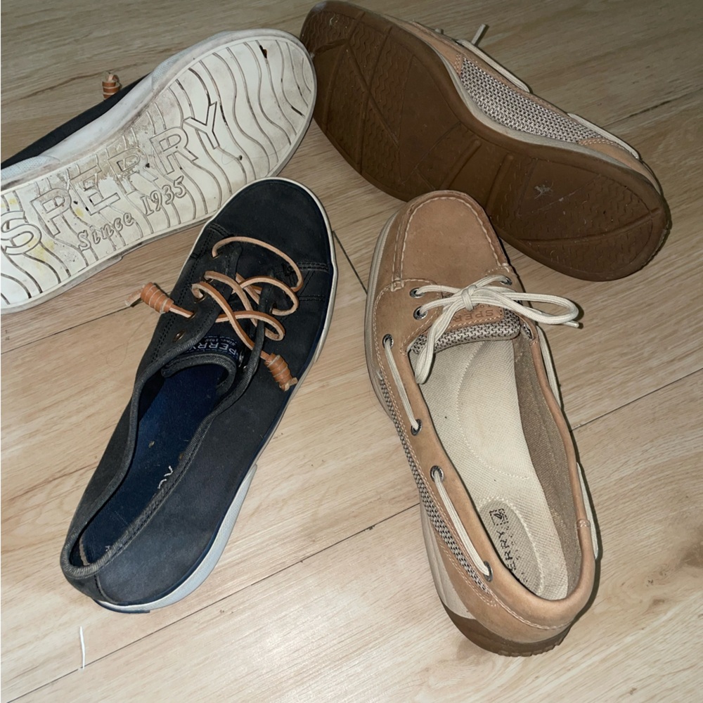 Sperry Women's Sneakers - Tan and Black